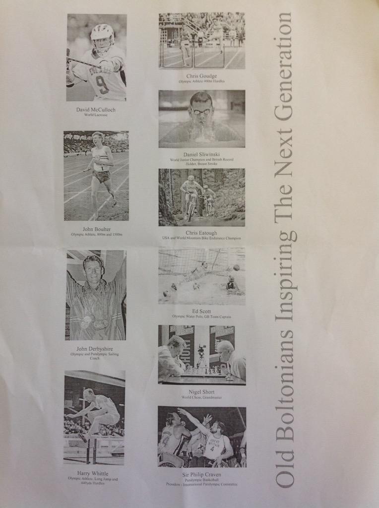 Our sporting hall of fame - so far 10 <a href="/BoltonSchAlumni/">Bolton School Alumni</a> who have appeared at world championship or Olympic level