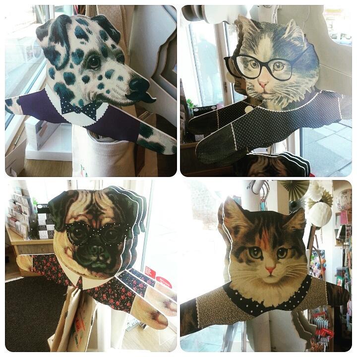 We are love love loving the cat and dog hangers that arrived last week!