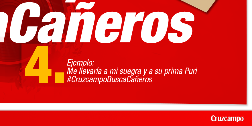 Cruzcampo's tweet photo. GANA una estancia para ti y 4 colegas en la Caravana Cruzcampo del @AlrumboFestival.  #CruzcampoBuscaCañeros http://t.co/Eni1lty28f