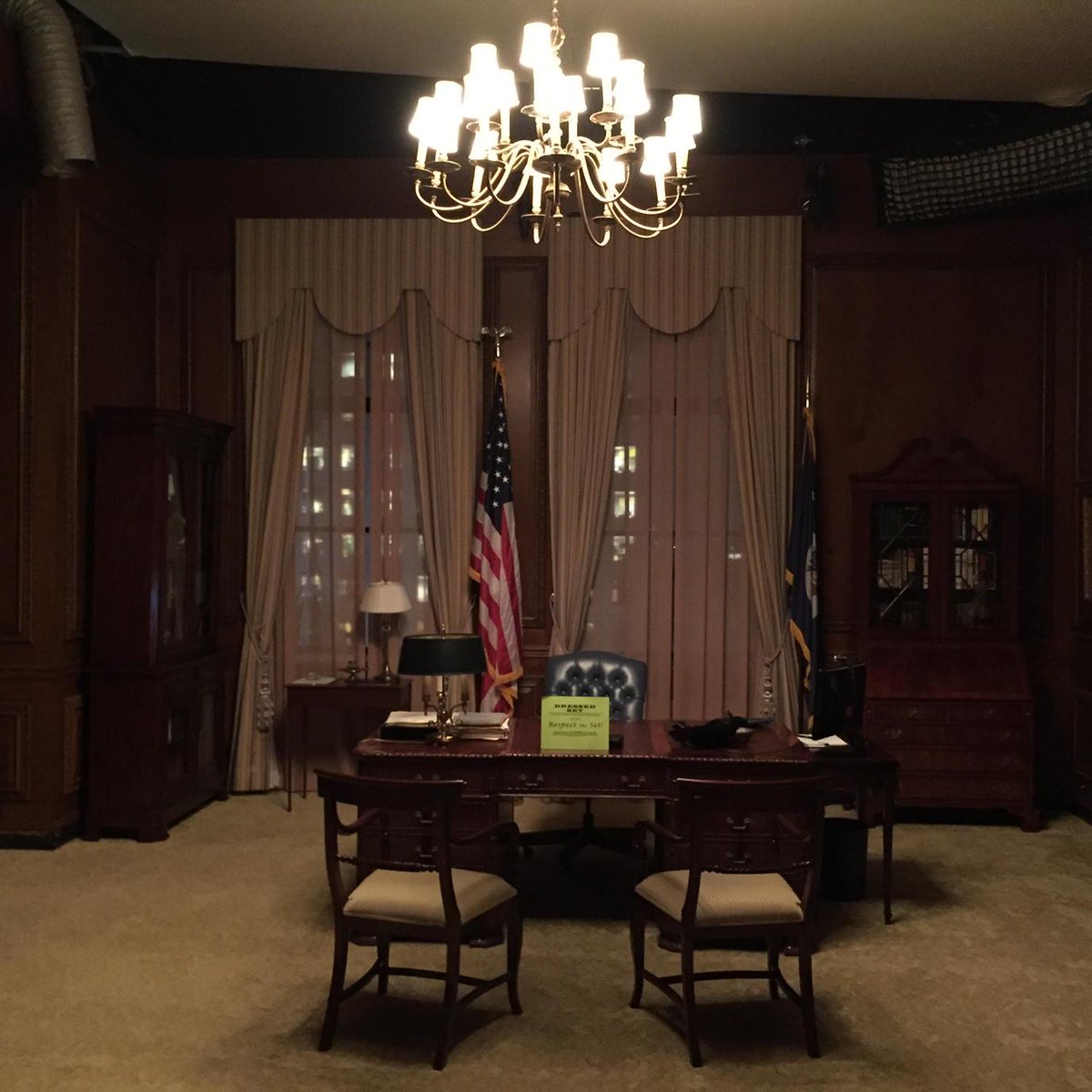 We're back!!!!  Day 1 season 2.  <a href="/MadamSecretary/">Madam Secretary</a> #MadamSecretary