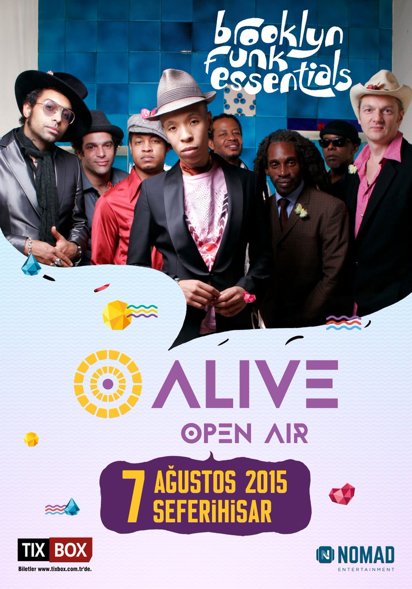 7 Ağustos Cuma Brooklyn Funk Essentials sahnede, #Türkiyeninencanlıfestivali #AliveOpenAir'de youtube.com/watch?v=HPBXAH…