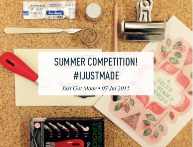 Just_Got_Made's tweet photo. Want a stash of stamp making goodies?! Tweet a picture of a make & #IJustMade, full details http://t.co/X0Xvuz6VaB http://t.co/p1ZuQhz9pE