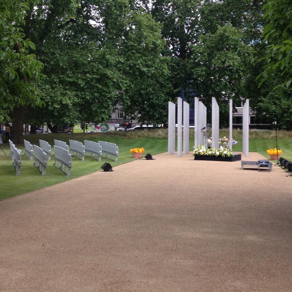 simonnash1980's tweet photo. Honoured to be on standby with @FACLTD in #HydePark for today's 7/7 memorial event. #remember77 http://t.co/gktGPAdHEM