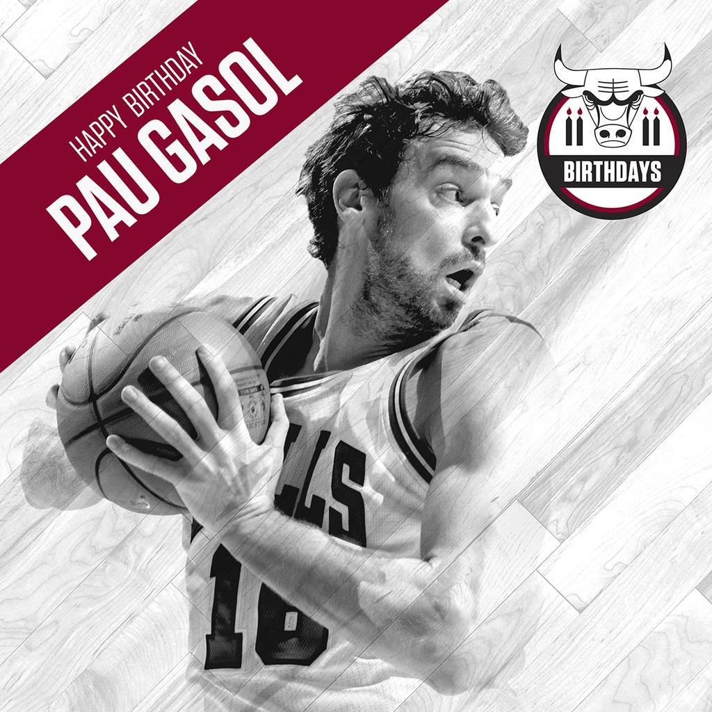 Happy 35th Birthday to Pau Gasol!  