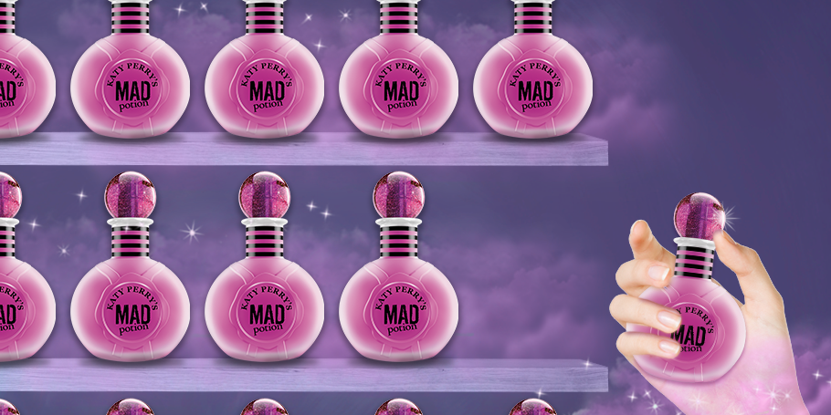 kpfragrances's tweet photo. We've stocked the shelves with @KatyPerry's #MadPotion! Not long to go now #KatyCats! http://t.co/LnAjjYOcSO