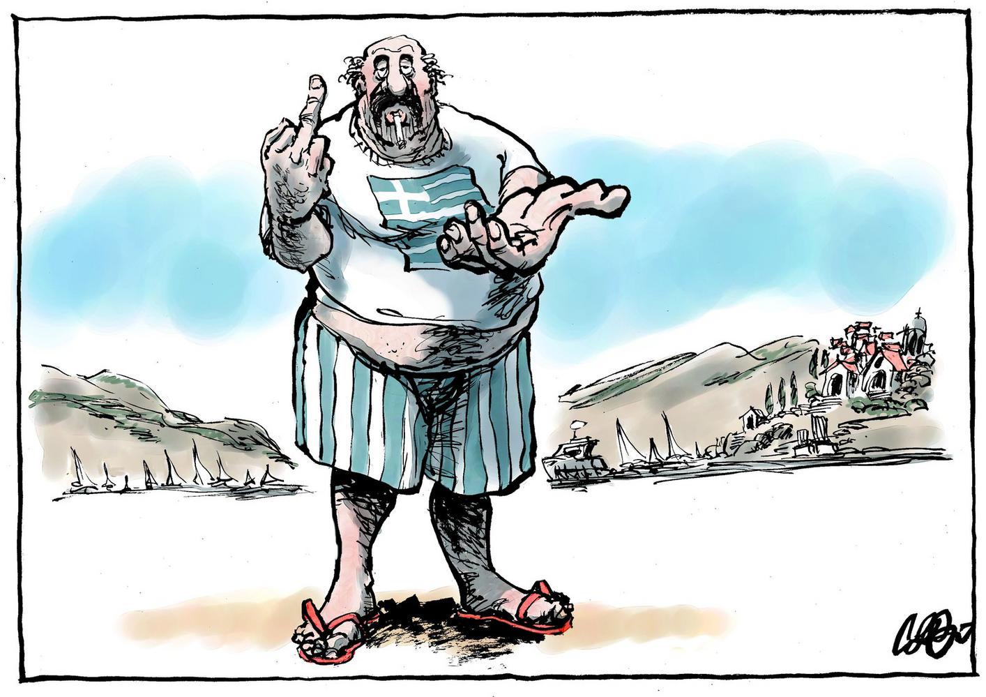 Грек карикатура