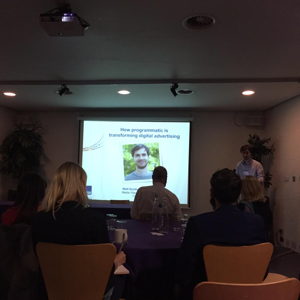 equimedia's tweet photo. Our Media Planning Manager, Matt Smith is ready to talk all things programmatic #dmadigital http://t.co/bKH1CMBZSi