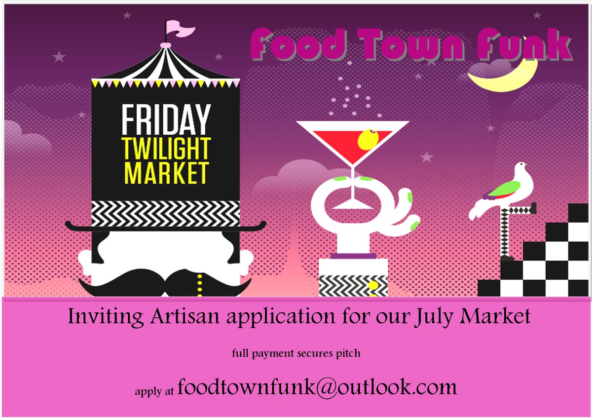 foodtownfunk's tweet photo. Inviting Artisan applications for our July Market @spicyjackdeli @Keleonttele @RibbleValleyBC @RVNetworking http://t.co/8dnN3Z6p5v