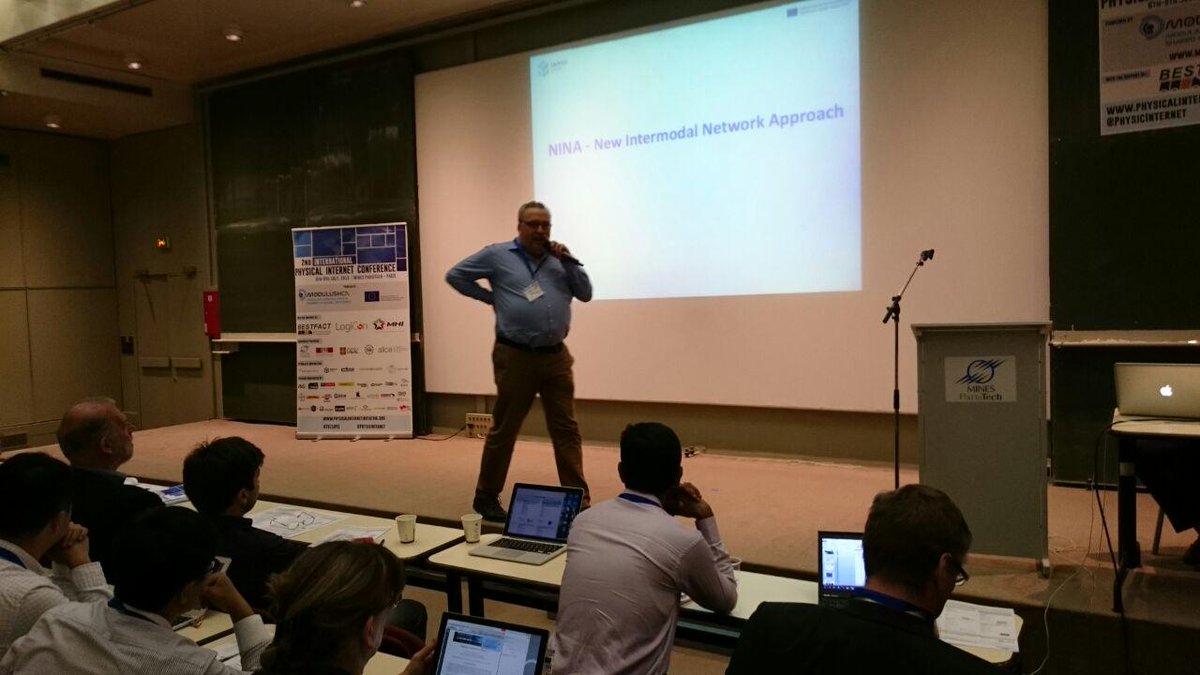 modulushca's tweet photo. Marc Verelst @ProcterGamble presenting a new intermodal network approach #2015IPIC http://t.co/1nhrijXwP9