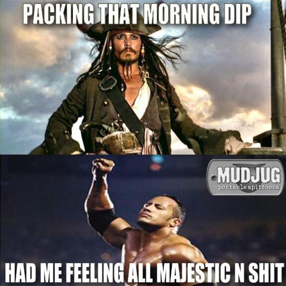 DipFession's tweet photo. Packing that Morning Dip had me feeling all majestic n shit. http://t.co/TCcSoCYDKI