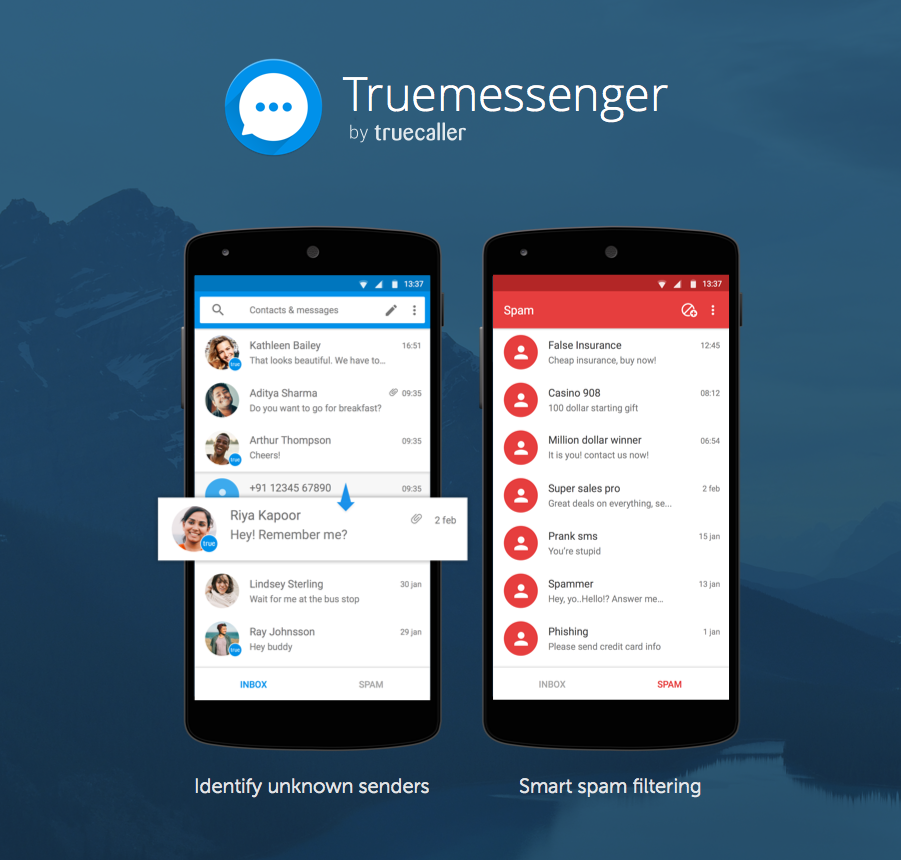 Truecaller's tweet photo. Introducing Truemessenger! http://t.co/fwzvRhcPLP #WeHaveAmessage http://t.co/5mZYyKUrMs