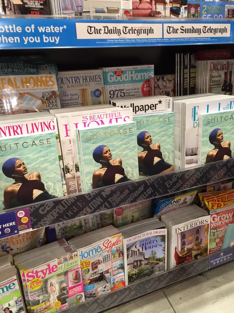 JojoRegan's tweet photo. Pretty cool to go through Gatwick's main store and have two of our clients on show! @SUITCASEmag @thegentsjournal http://t.co/aCJMaDd0rI