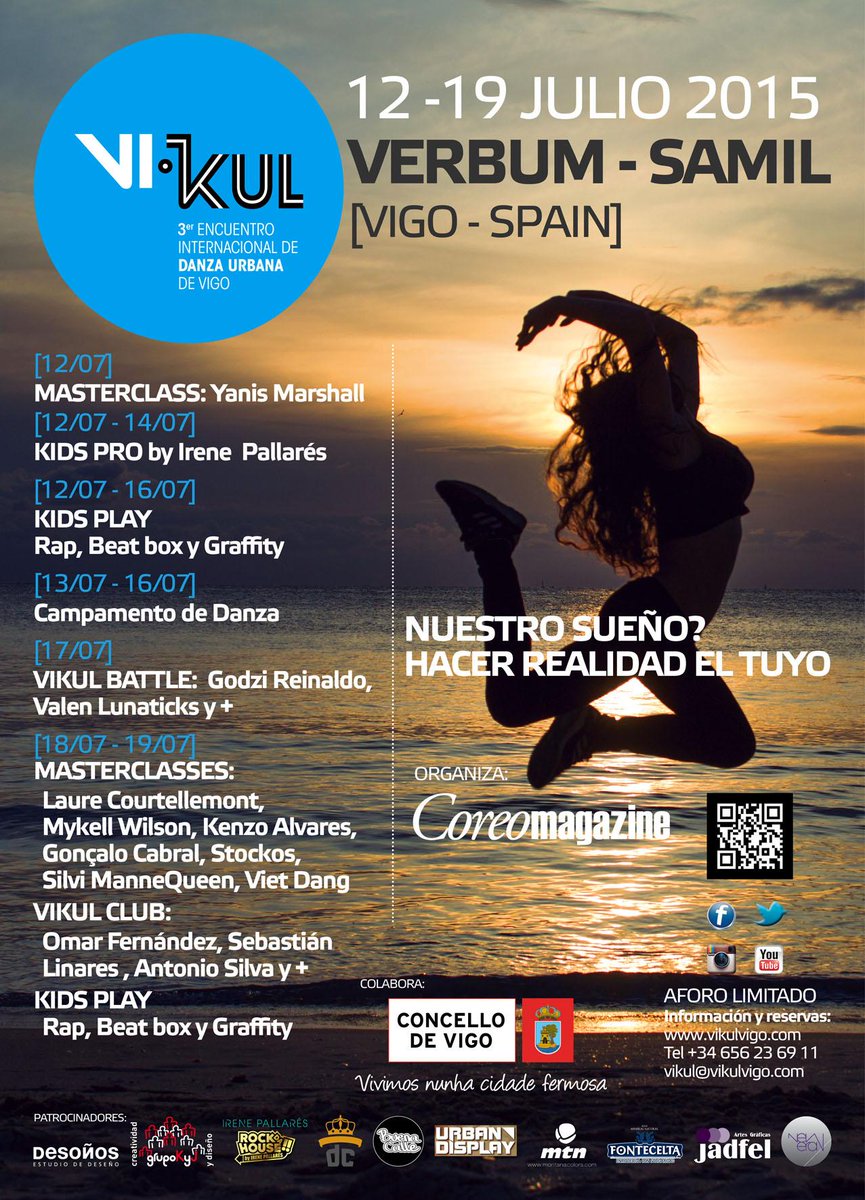 Vigo ya casi empieza a vibrar... #Vikul2015 #5days