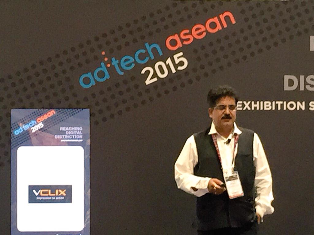 vclixdigital's tweet photo. Our CEO Mr. Vishwadeep Bajaj speaking at the #adtechasean on "Convergence of Digital Channels" at the Seminar Theatre http://t.co/vVshDNDEZk