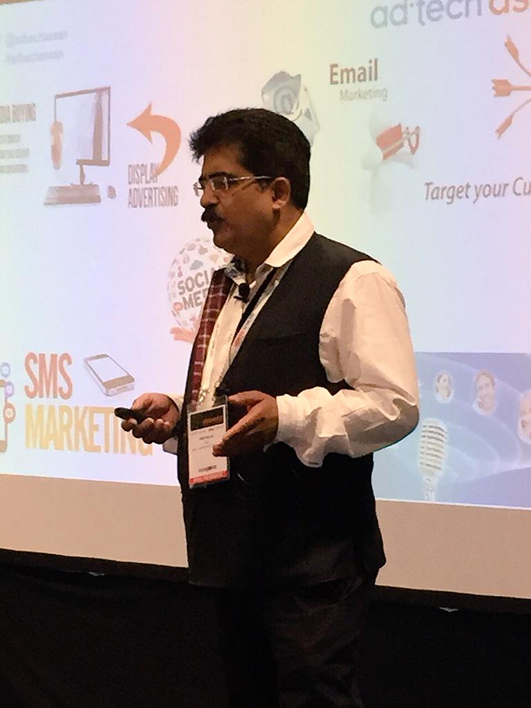 vclixdigital's tweet photo. Our CEO Mr. Vishwadeep Bajaj speaking at the #adtechasean on "Convergence of Digital Channels" at the Seminar Theatre http://t.co/vVshDNDEZk