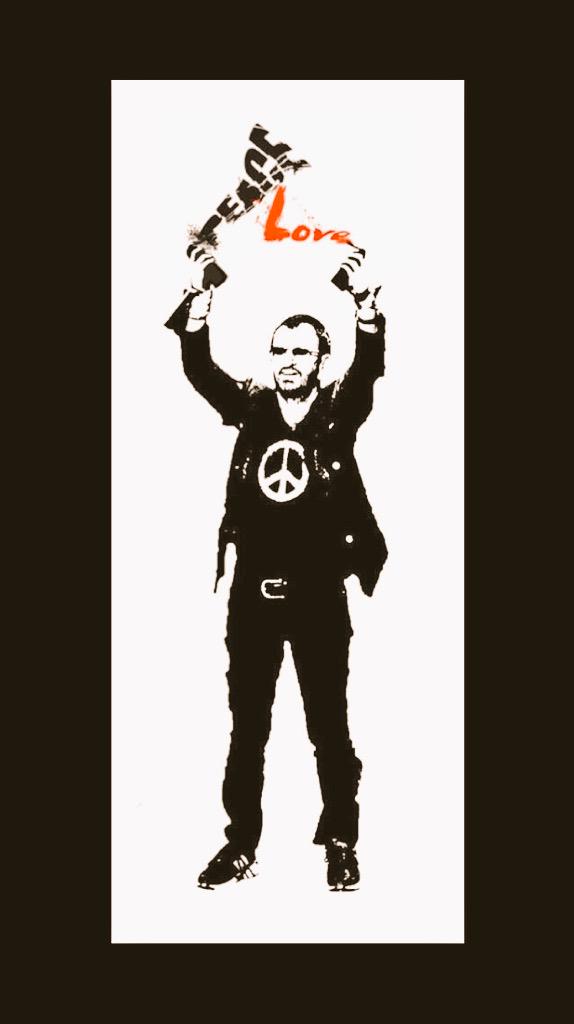 PEACE AND LOVE!    Happy Birthday Ringo Starr! 