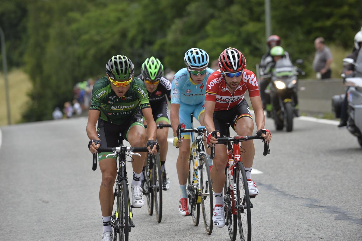 PrixAntargaz's tweet image. Les 4 fuyards comptent déjà plus de 2 minutes d'avance sur le peloton au km 8 ! #PrixAntargaz