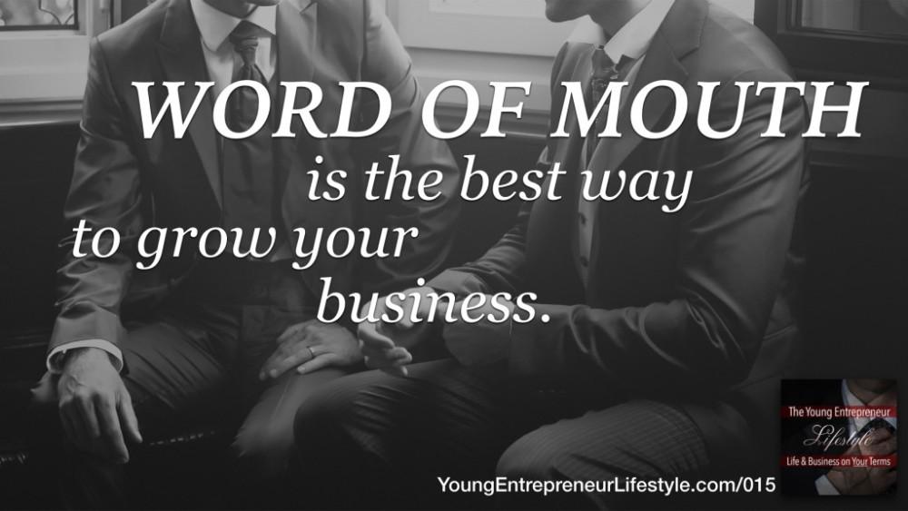 PeterVoogd23's tweet photo. Word of mouth is the best way to grow your business. http://t.co/oqyN2uO3mQ