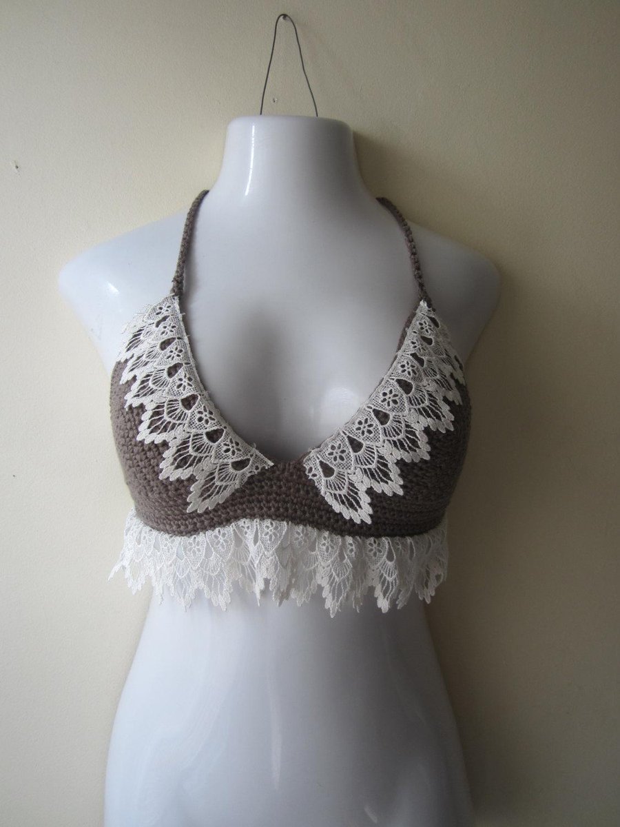 Elegantcrochets's tweet photo. LACE TRIM TOP cropped top, lingerie, Valentines day lingeri… https://t.co/AtJCeXJQPF #festivalwear #EtherealPrincess http://t.co/SWrWatHM3k