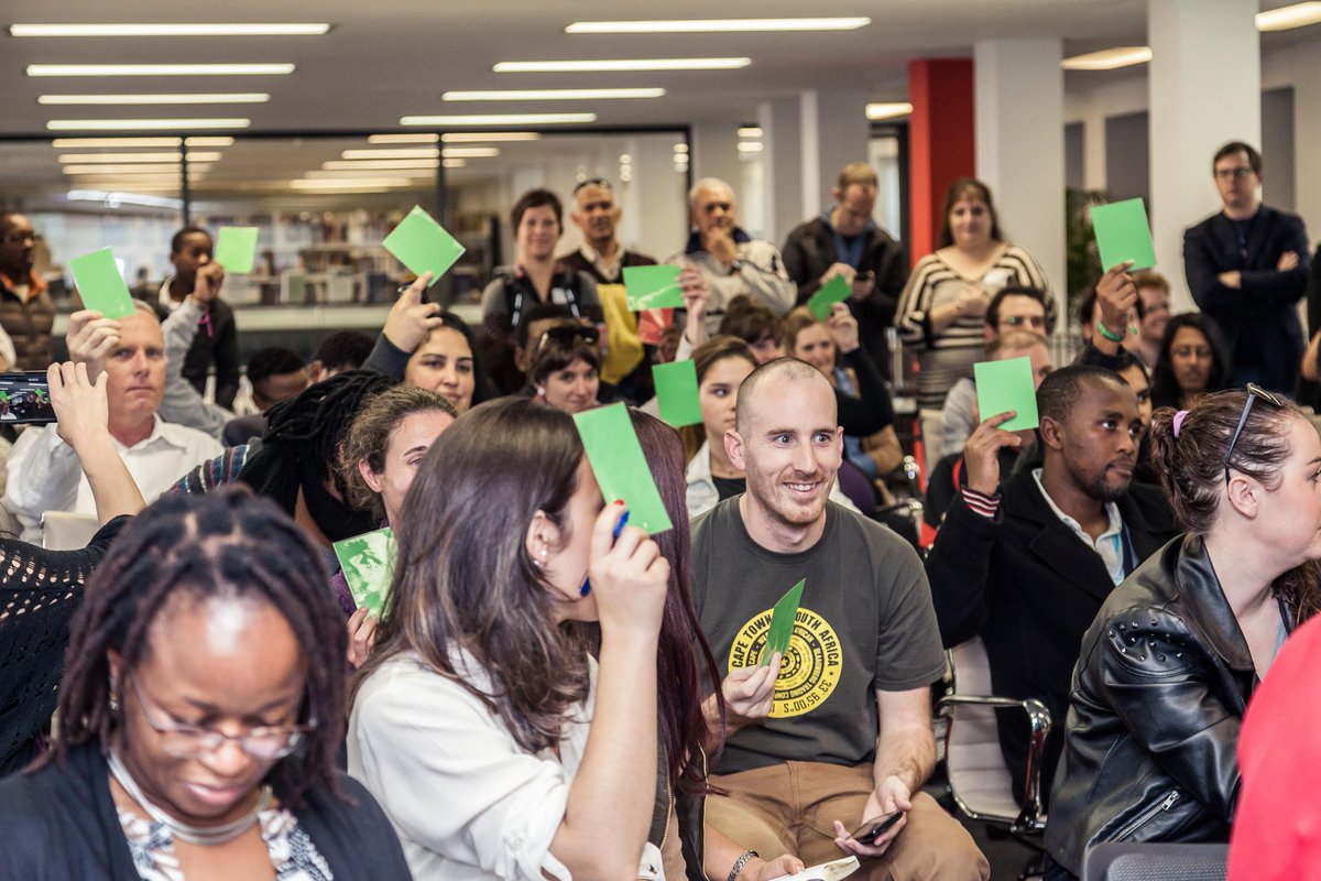 BerthaCentre's tweet photo. Awesome day @ our #ECDHack held in the @uctgsbsolutions with @InnovationEdge1 @SiliconCape. Join us @CapeTalk in 5min http://t.co/XXOIr85b2v