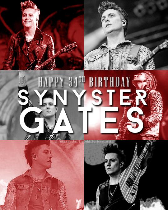 Happy birthday SYNYSTER GATES aka the sexiest man alive!  