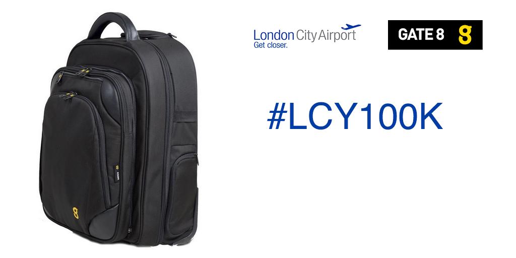 LondonCityAir's tweet photo. We're almost at 100,000 followers, to celebrate we're giving away a @Gate8Luggage cabin bag, RT for a chance to win! http://t.co/fSkXPdMNoC