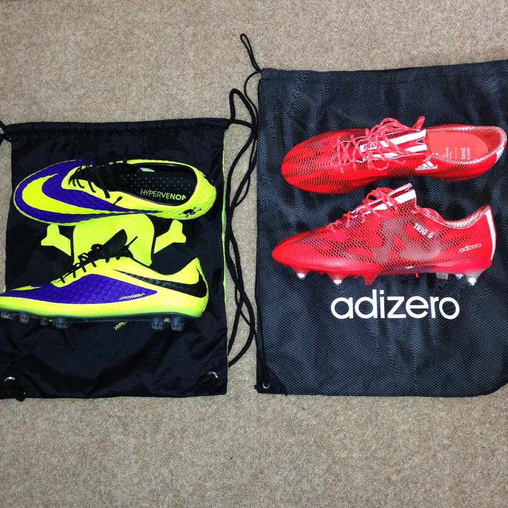 triggadave's tweet image. All set for the new Season. ⚽️✅. 

#HardGround #SoftGround 
#HyperVenom #F50