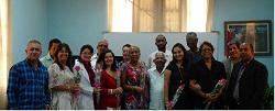 OibsCuba's tweet photo. Visitan la OIBS de Cuba  embajadoras de Granada y Guyana, el  pasado día 3 de julio. http://t.co/zGBbDZVxyF