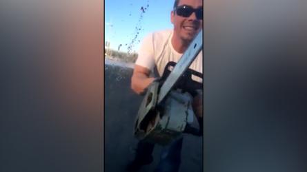 tvanouvelles's tweet image. Saint-Jérôme: aucune peine pour l'émondeur à la tronçonneuse bit.ly/1IHa7Bu