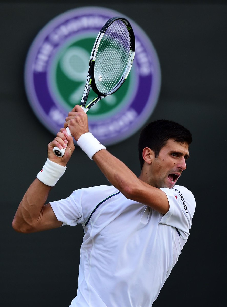 AustralianOpen's tweet photo. Predictions? #Djokovic #Anderson @Wimbledon http://t.co/GMsUNpMzVd