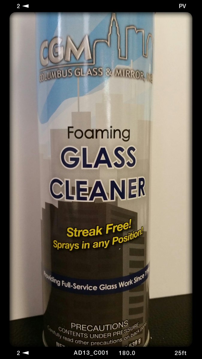 ColsGlass's tweet photo. Get your can of our Foaming GLASS CLEANER!  Only $5.00! #streakfree#spraysinanyposition http://t.co/IRDPArlsWW