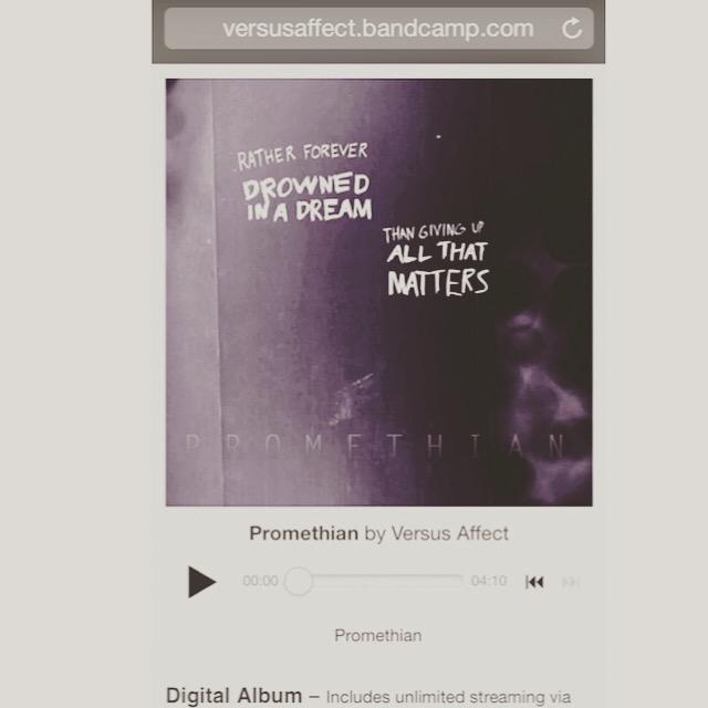 versusaffect's tweet image. #promethian now available as a digital single! Head to your page at versusaffect.bandcamp.com !