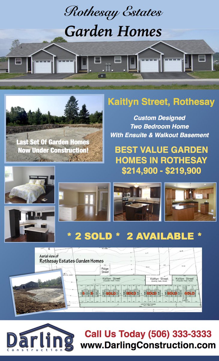 DarlingBuilt's tweet image. We Have 2 Garden Homes Available!! Call Now For More Information! #rothesay #gardenhomes #realestate 333-3333