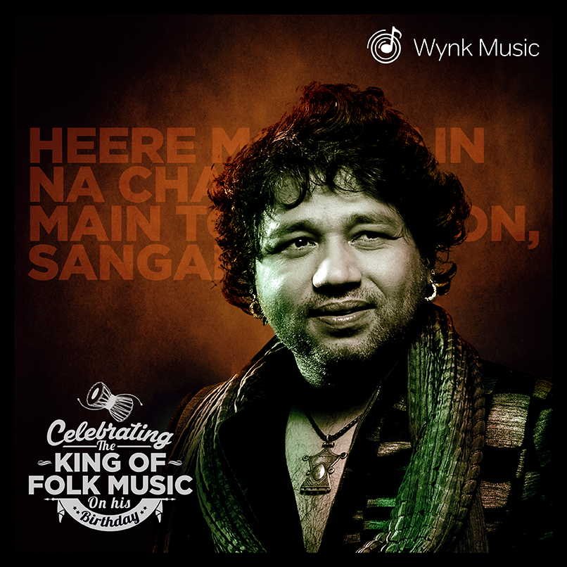 5000 songs in 20 languages. Happy birthday to the very versatile Kailash Kher!  