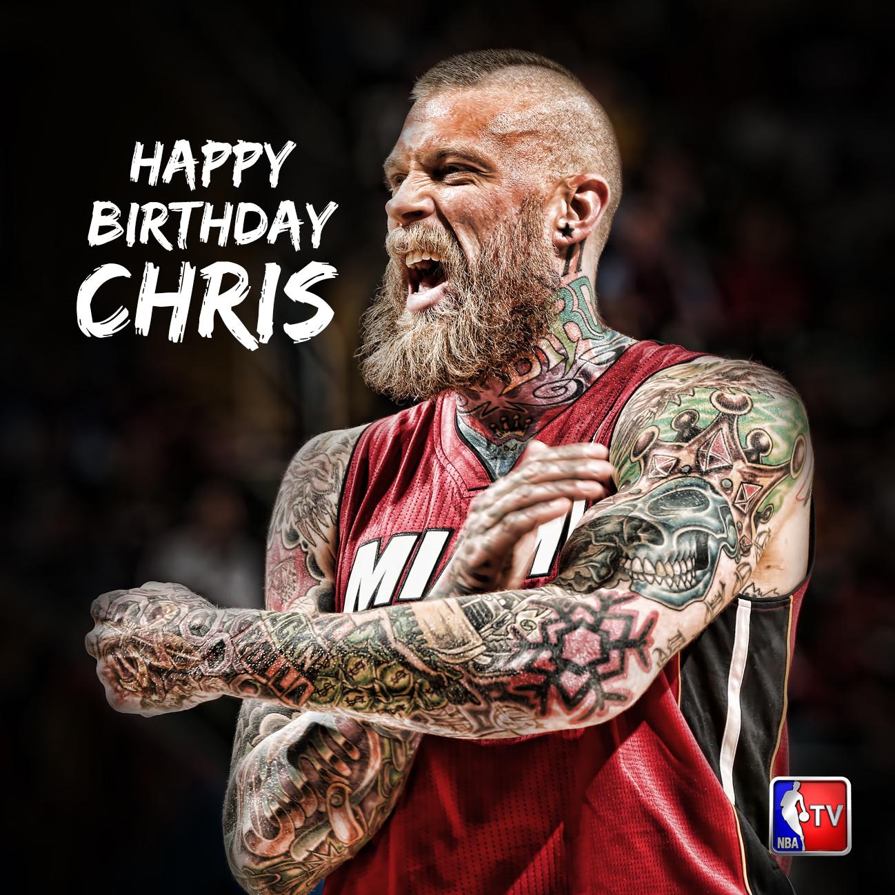 Join us in wishing a Happy Birthday to Chris Andersen! He turns 37 today. 