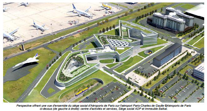 GroupeADP's tweet photo. 3 bâtiments : le siège social, un centre d'activités avec la maison de l'environnement, un immeuble de bureaux http://t.co/BU4WW76wrb