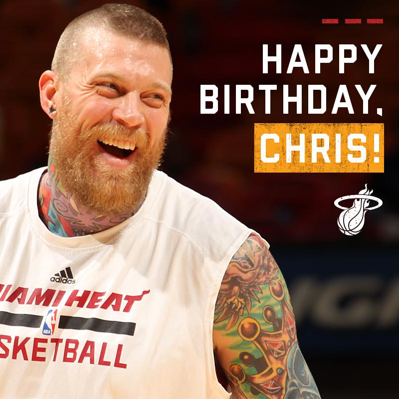 Happy bday, Birdman! Happy birthday Chris Andersen! 
