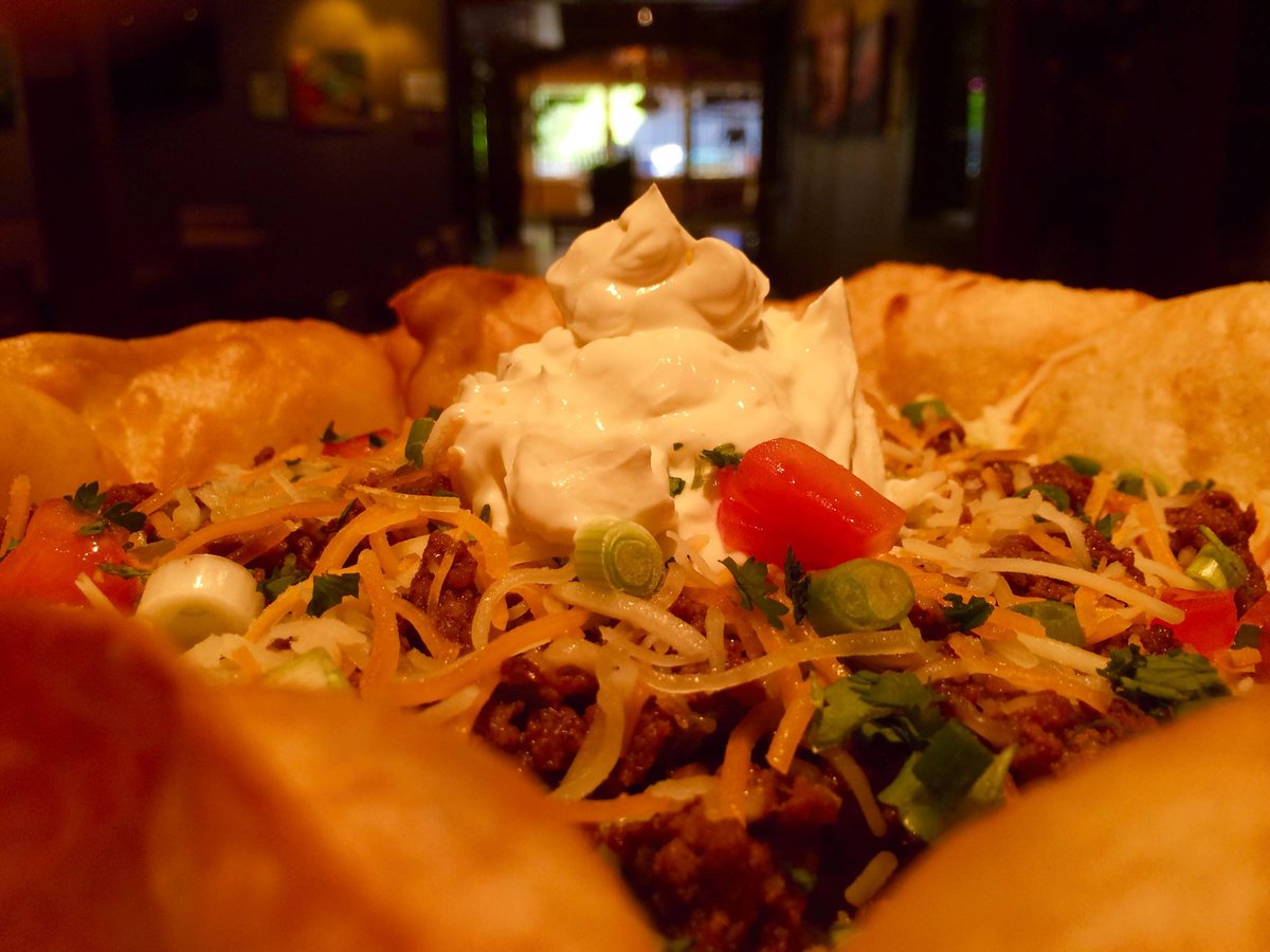 It's Taco Salad Tuesday! For $9.99 you choose beef, chicken or pork. We also have a no meat option for $7.99! Andale!
