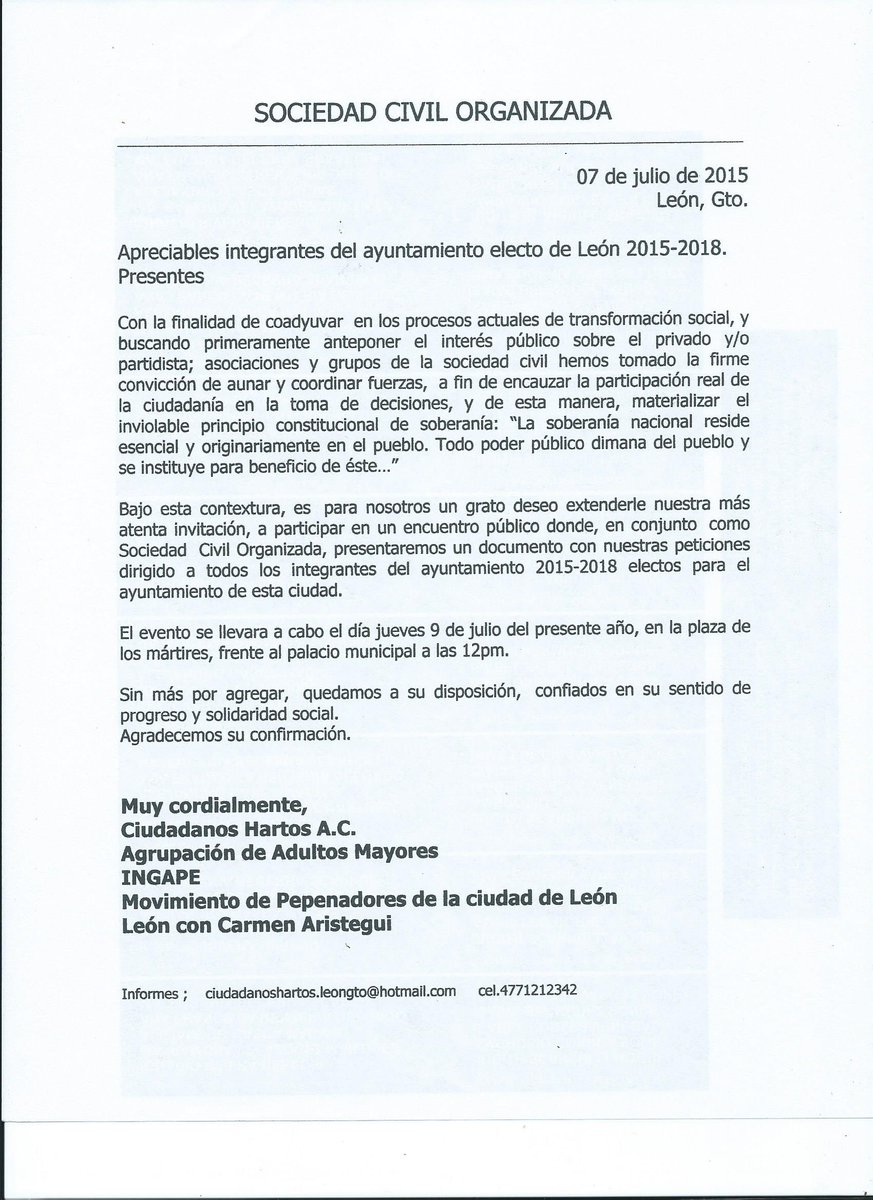 CHACoficial's tweet photo. @hlsantillana Los ciudadanos activos continuamos en la lucha por una mejor sociedad, te esperamos este jueves 9 http://t.co/ZVlRZ4hjPY