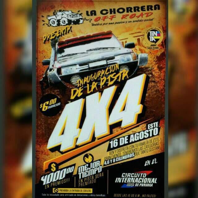 La Chorrera Off Road, inauguración e la pista 4x4 en el <a href="/circuitointlpma/">Circuito Intl Panama</a> #racingpanama #carreras #Panama