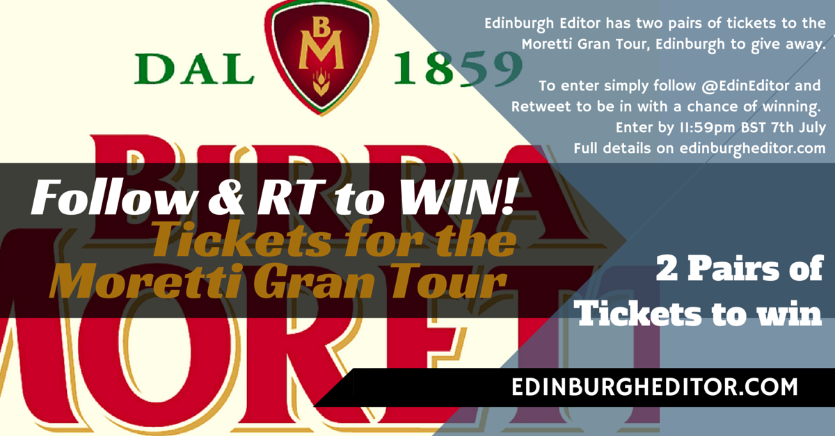 EdinEditor's tweet photo. Our #Moretti #competition ends this evening - full details here: http://t.co/sf9Q0Tn5On http://t.co/ALJqw4e4QZ