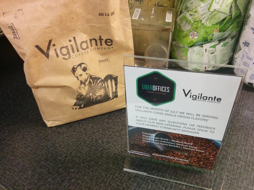 adconk's tweet photo. Excited! @VigilanteCoffee is greeting me each day @UberOffices. #localcoffee #selfstart #dc http://t.co/bLHw021kbF