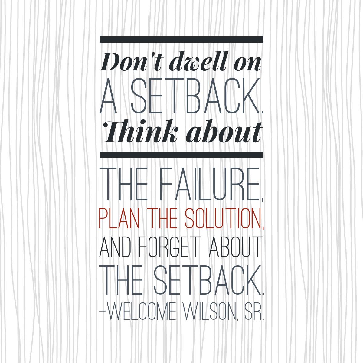 Welcome_Group's tweet image. More advice from a very successful man.  #welcomewordsofwisdom #planthesolution