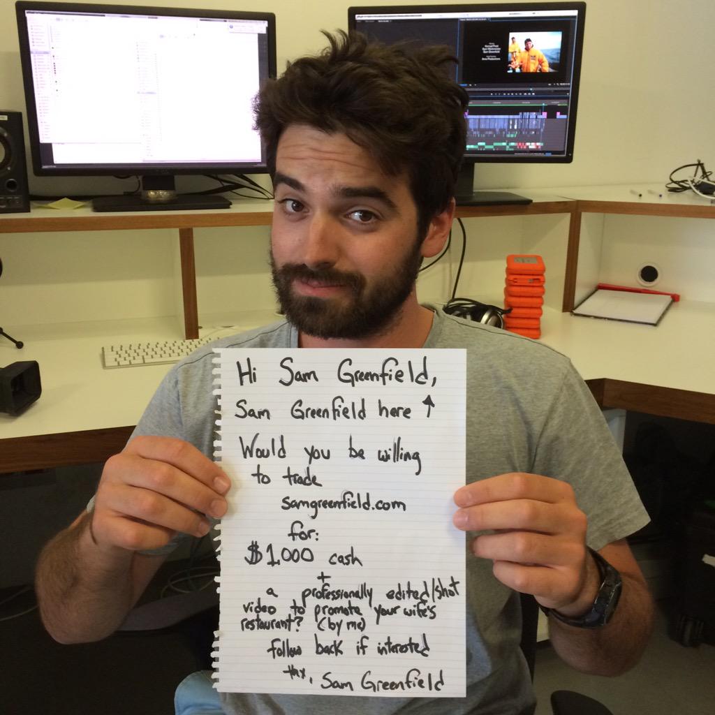 Sam Greenfield tweet media