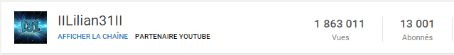 IILilian31II's tweet photo. Nous sommes donc 13 000 sur Youtube ! 
https://t.co/xqLviSvSgD http://t.co/LSZPo1sSKp