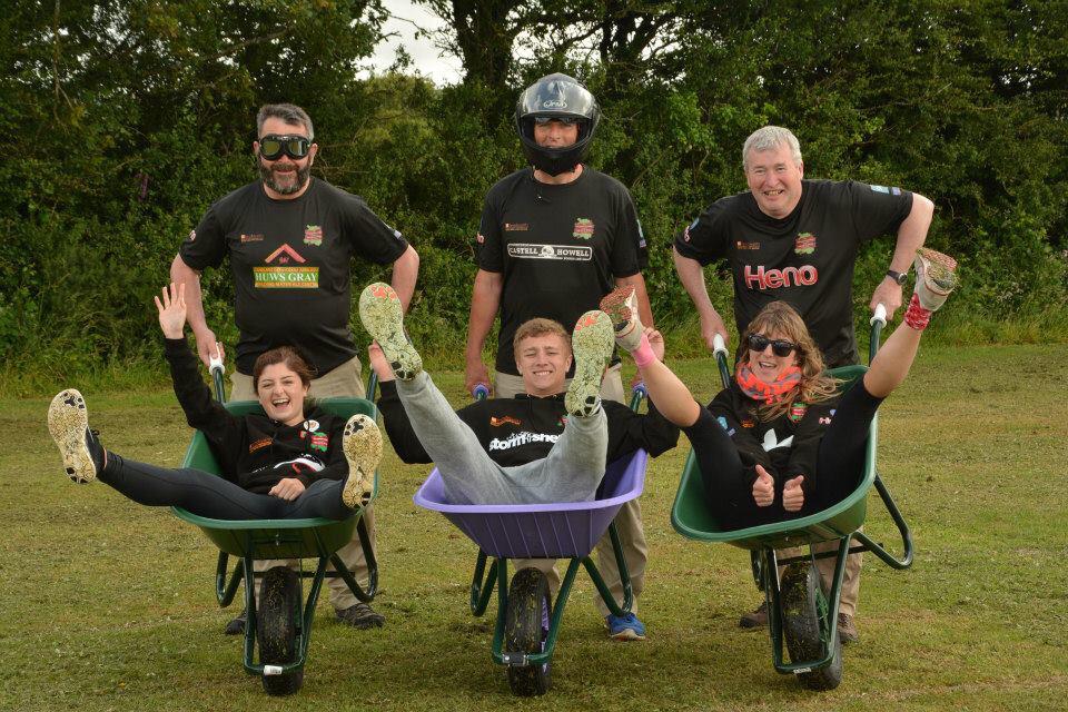 PembsVCMC's tweet image. Bikes to Wheelbarrows in #Llandissilio #LegsOut #LapofWales #Pembrokeshire #thisiswales #OrganDonation @iolowilliams