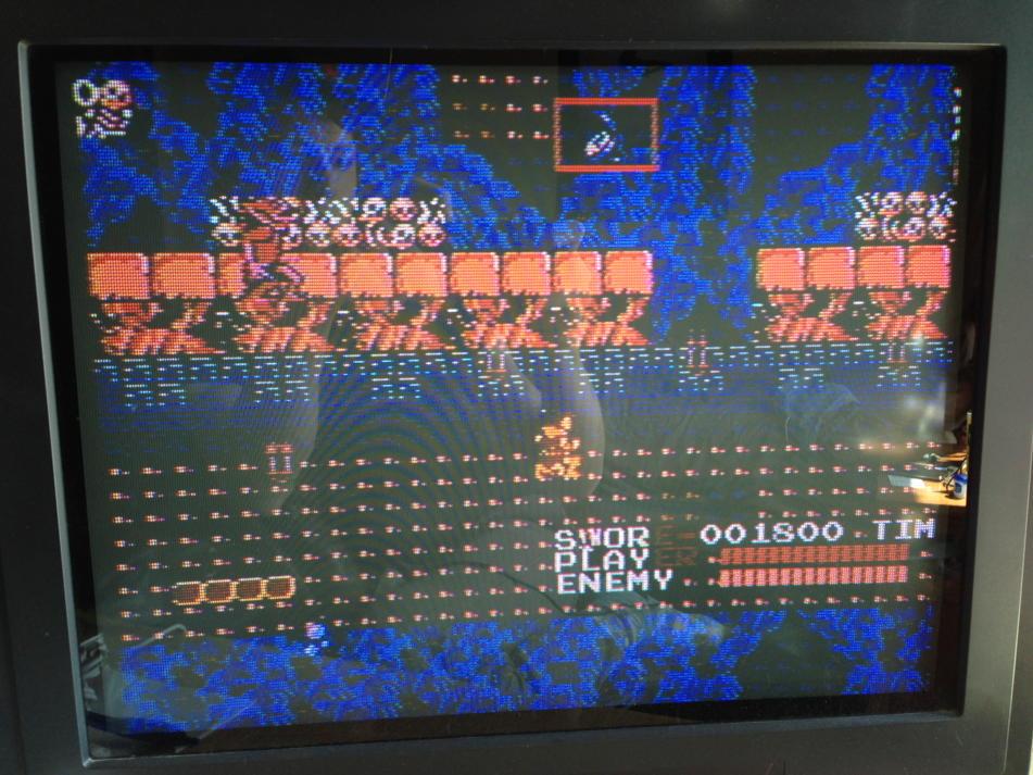 DanKeding's tweet image. NES game problems (it's definitely not supposed to look like this)