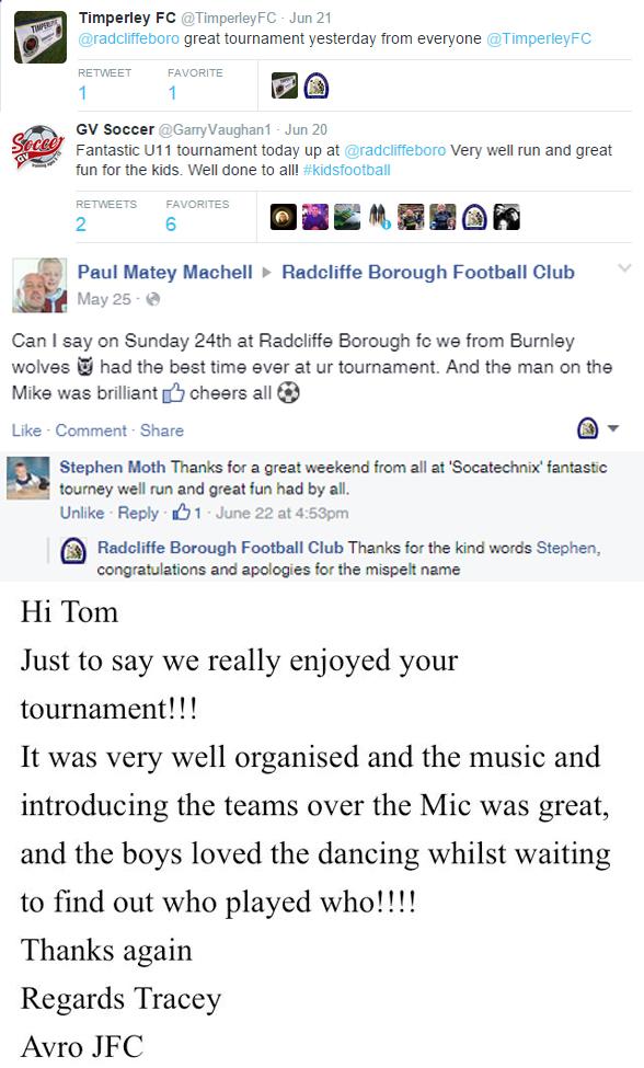 Radcliffe FC tweet media
