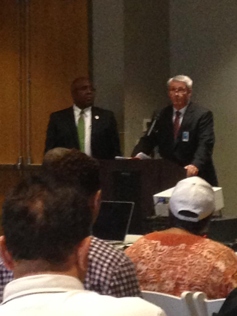 ATLWatershed's tweet image. Safety and Security's Rick Givens and Earl Burns review safety regulations with DWM employees.#safetyfirst #DriveCam