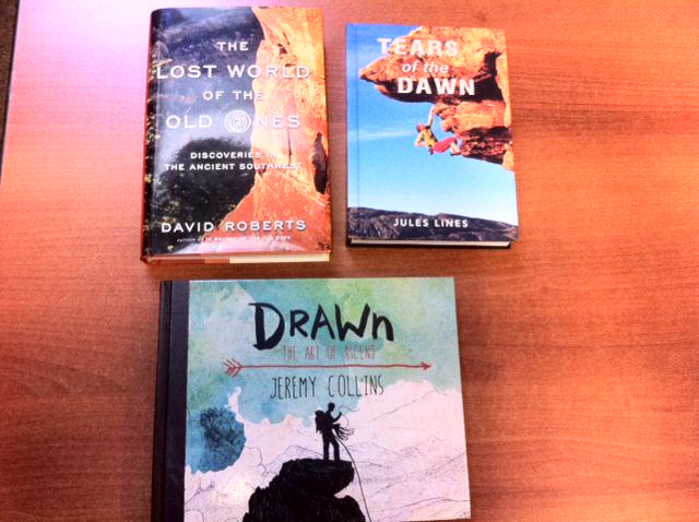 BanffMtnFest's tweet photo. The Banff Mtn. Book Comp is closed &amp; we have some amazing books piling in!
@jercollins_com #DavidRoberts #JulesLines http://t.co/ofIkvFOiaU